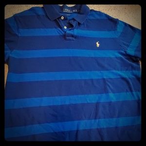 XXL Ralph Lauren Blue Striped Shirt